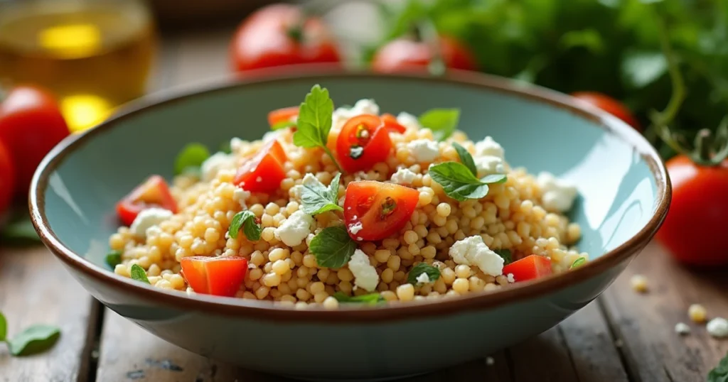 Insalata di Farro con Verdure Grigliate e Feta: Ricetta Semplice e Gustosa 